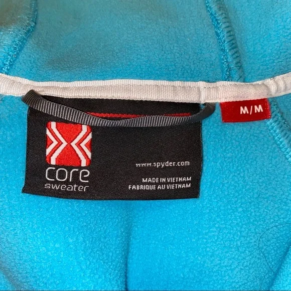 Spider core fleece hoody, blue, size medium - Picture 4 of 5